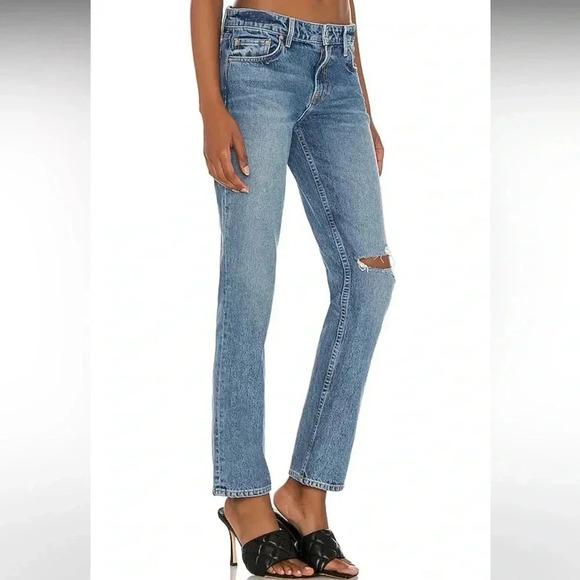 GRLFRND Kate Low Rise Slim Crop in Hidden Hills Size 29 NWT - Picture 2 of 14